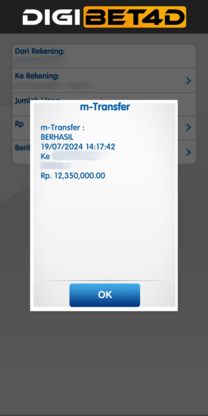 Bukti Pembayaran Kemenangan Player di DIGIBET4D (4)