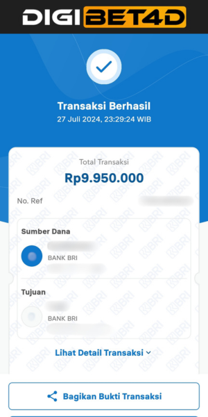 Bukti Pembayaran Kemenangan Player di DIGIBET4D (10)